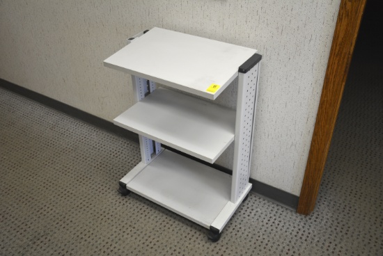 THREE TIER ROLLING OFFICE STAND