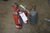 4 FIRE EXTINGUISHERS