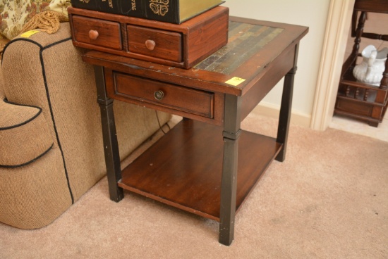 Tile Top End Table
