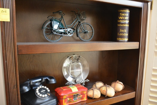 Top 2 Shelves Of Decor Items