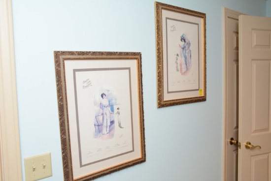 2 Framed Victorian Prints