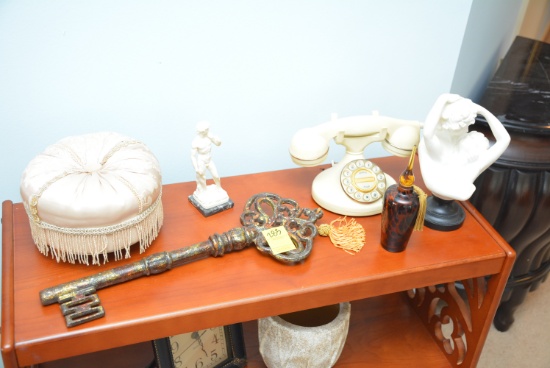 3 Shelves Of Misc. Decor Items