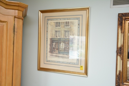 French Shop Print