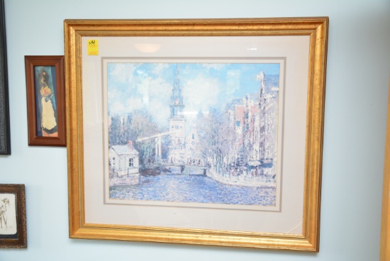 Print & Gold Frame