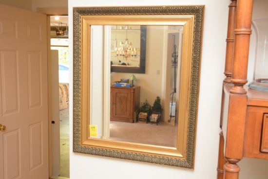 Gold Frame Mirror 21" x 26"