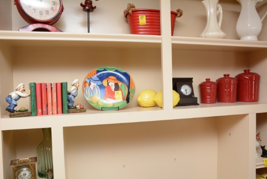 Entire Middle Shelf Kitchen Decor