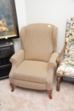 Beige Wing Back Chair