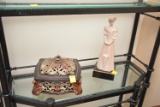 Covered Box & Statue
