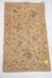 Beige Floral Pattern Rug - 45