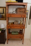 Walnut 3 Tier Stand