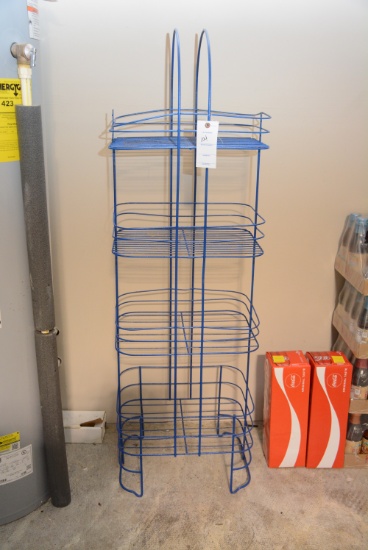 Blue Display Rack