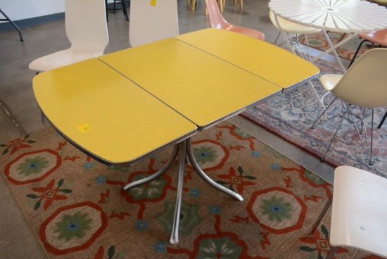Vintage Yellow Kitchen Table