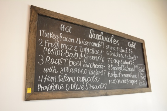 Large Oak Chalkboard Frame Only
