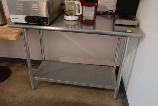 Stainless Steel Prep Table - 4'