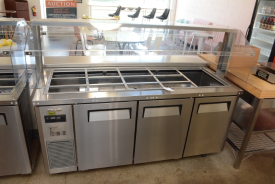 Turbo Air Refrigerated Stainless Buffet Table