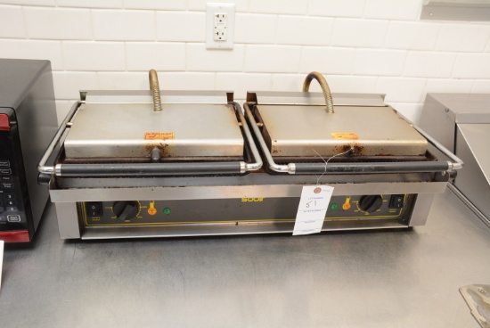 Sodir Double Commercial Panini Press