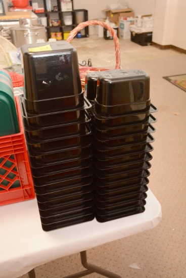 Black Plastic Drop-ins