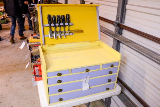 Toolbox with Chisels