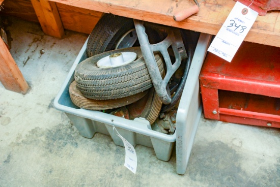 Tote of Wheels; Steering Wheels