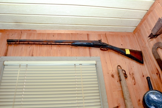 Vintage Double Barrel Shotgun (Wall Hanging only)