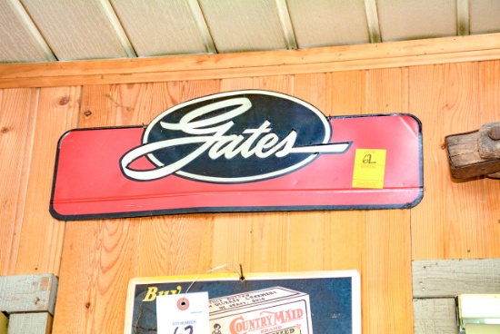 Gates Metal Sign