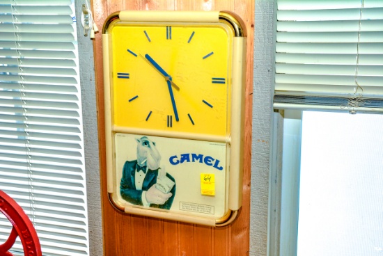 Camel Cigarette Clock