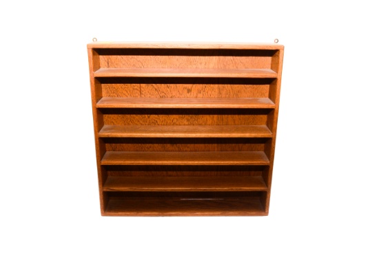 Oak Wood Display Shelf