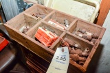 Milk Crates; Vintage Spark Plugs