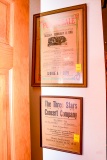Framed Sale Bill & Framed Concert Schedule