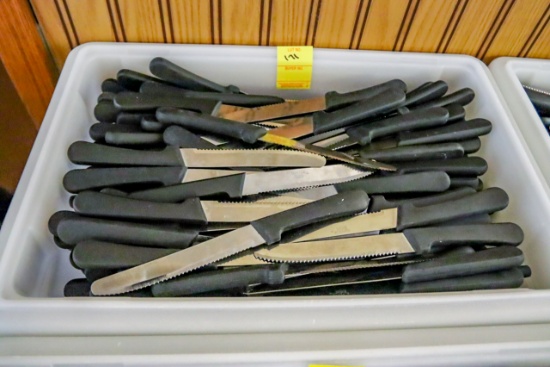 Tote of Steak Knives
