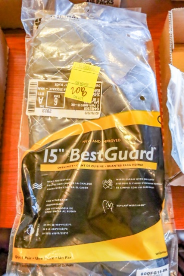(2) 15" New Oven Mitts, 2 each pkg