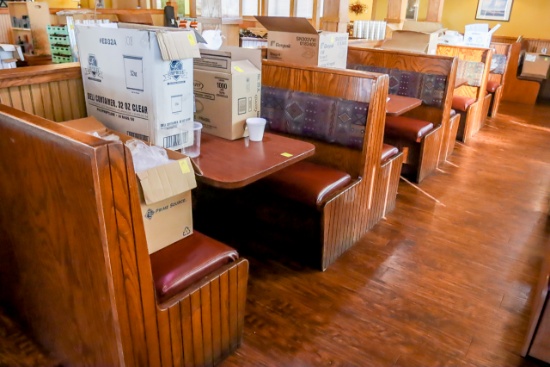 (4) Booths in Middle of Main Room