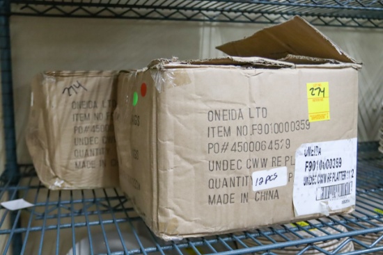 (36) Dinner Plates in (3) Boxes