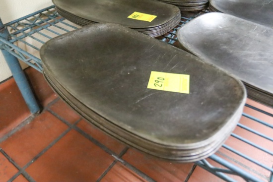 Approx. 10) Steak Steel Platters