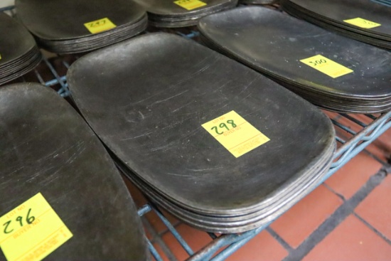 (Approx. 10) Steak Steel Platters