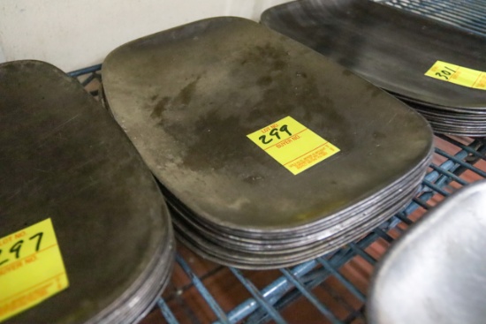 (Approx. 10) Steak Steel Platters