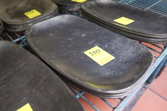 (Approx. 10) Steak Steel Platters