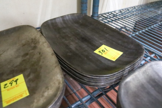 (Approx. 10) Steak Steel Platters