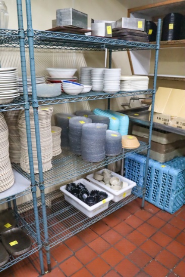 4-Shelf Shelving Metal Unit