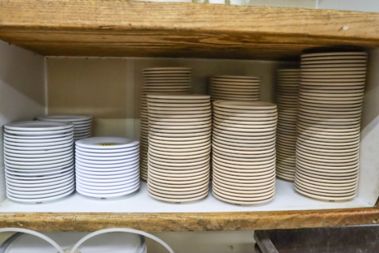 Shelf of Small Plates (9) Stacks