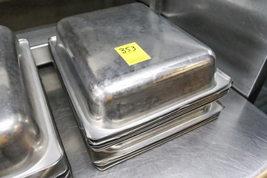 Stack of SS 1/2 Pans
