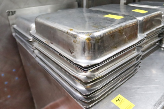 Stack of SS 1/2 Pans