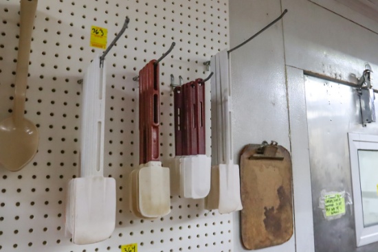 Plastic Spoons; Rubber Spatulas