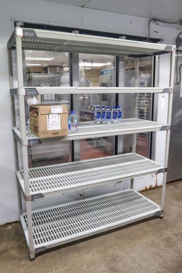 Plastic 5-Tier Shelving Unit