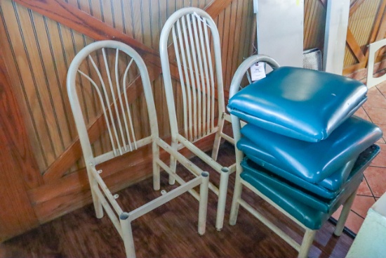 (3) Misc. Chairs w/Seat Cushions
