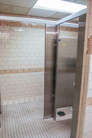 Stainless Steel Women's Restroom Stall Dividers