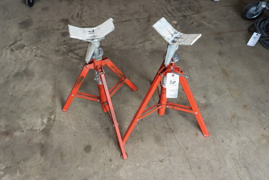 (2) Ridgid VF-99 Material Stands