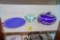 Hall Covered Dish / Enamelware Covered Bowl / Blue Plate