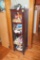 4 Shelf Wood Storage Cabinet 63x19x15 (no contents)
