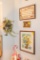 3 Pictures and wreath